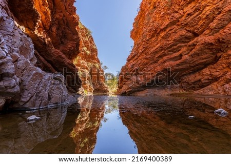 Simpson Gap in the West MacDonnell Range, Alice Springs.