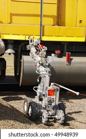 Simulated Train and Tank Truck accident with a WMD component - including a pipe bomb on the tank truck, radiological components.