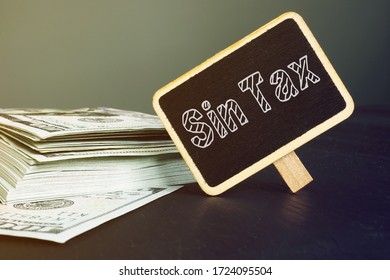 Sin Tax Is Shown On The Conceptual Business Photo