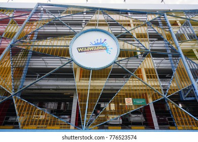 SINGAPORE -15 DEC 2017- View Of The Wild Wild Wet, The Largest Water Park In Singapore, Located In Downtown East In Pasir Ris.