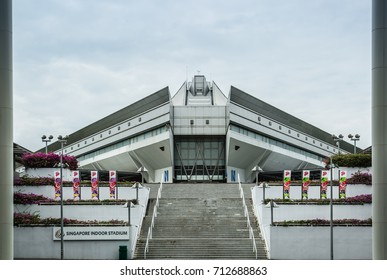 SINGAPORE- 23 AUG 2017:Singapore Indoor Stadium 