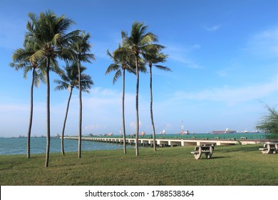 Singapore - 29 June 2019: Bedok Jetty At East Coast Park