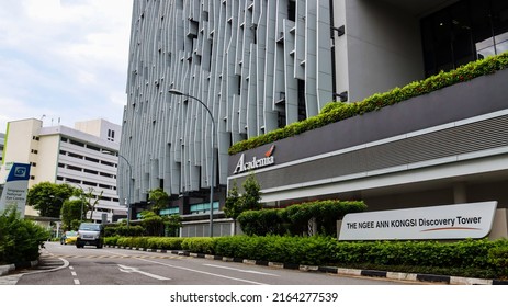 SINGAPORE - 4 JUN 2022: Academia Consists Of Singapore General Hospital's Pathology Services And The Ngee Ann Kongsi Discovery Tower Which Houses SingHealth's Research Laboratories