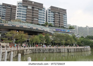 Singapore - 7 March 2020: Waterway Point at Punggol