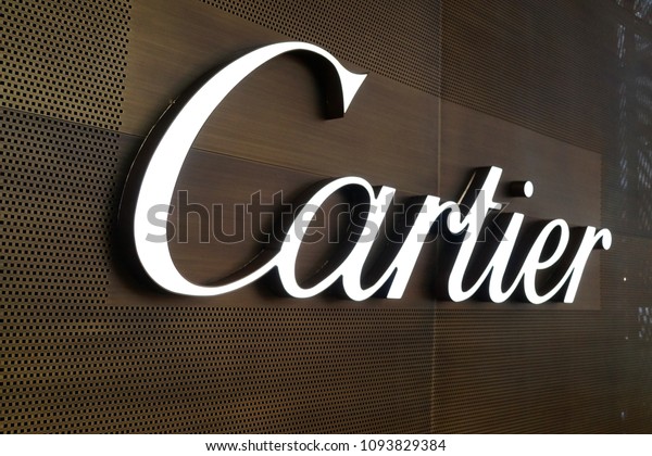 Singapore Apr 21 2018 Cartier Logo 
