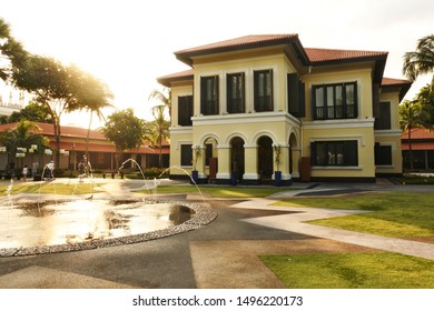 Singapore - August 22, 2019: The Malay Heritage Center Is A Cultural Center Showcasing Malay Singaporean Culture, Located At Sultan Gate Of Kampong Glam 