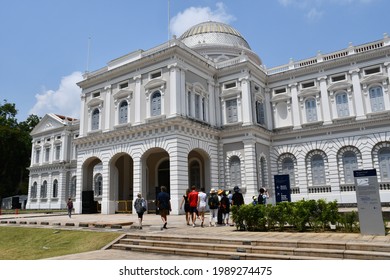 Singapore, Singapore - August 22, 2019: The National Museum Of Singapore, Which Is Dedicated To The History Of Singapore.