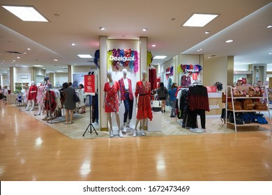 SINGAPORE - CIRCA JANUARY, 2020: interior shot of Takashimaya department store in Singapore.