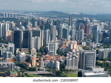 Singapore City Aerial View - Orchard Road, Singapore, July 25 2022