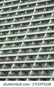 Singapore City, Singapore - December 02, 2019: Close Up Of Marina Bay Sands