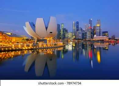 Singapore City Skyline