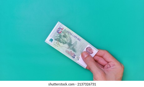 Singapore Dollar Official Currency Singapore Business Stock Photo ...