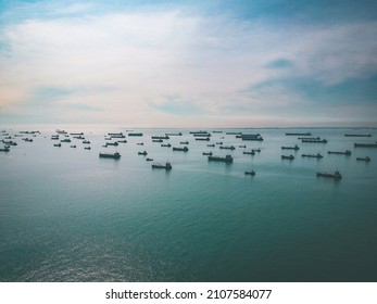 Singapore, East Coast Aerial Photography View