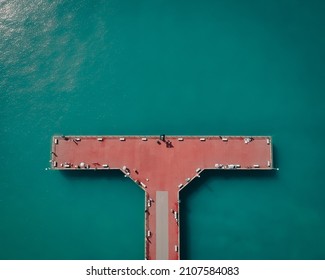 Singapore, East Coast Aerial Photography View