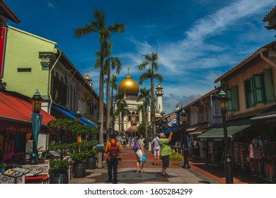 Singapore Haji Lane Masjid Sultan, December 2019