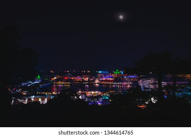 Singapore Harbourfront From Mount Faber View