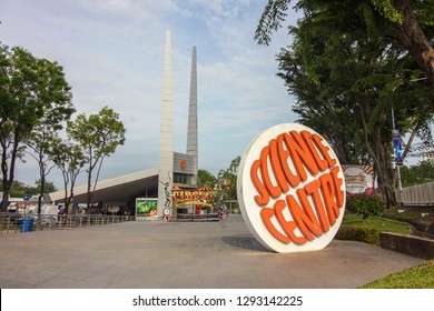 Singapore Jan 24 2018 -  Exterior View Of Science Centre Singapore, A Scientific Institution In Jurong East, Promoting Science And Technology To Students And Public. Kids And Family Friendly