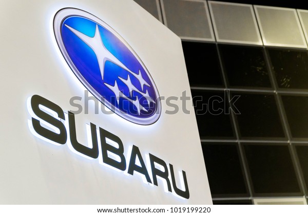 Singapore January 14 18 Subaru Logo 库存照片 立即编辑