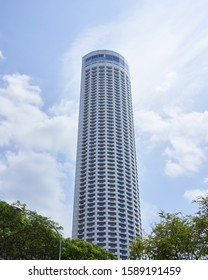 Singapore - January 2019: Swissôtel The Stamford From Street Level