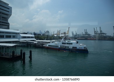 SINGAPORE, JULY 17, 2016: Cruise Departure Center Of Singapore Harbourfront