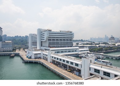 SINGAPORE, JULY 17, 2016: Singapore HarbourFront Cruise Ferry