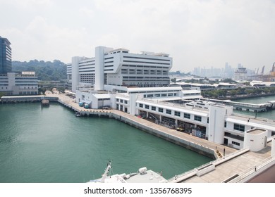 SINGAPORE, JULY 17, 2016: Singapore HarbourFront Cruise Ferry