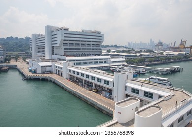 SINGAPORE, JULY 17, 2016: Singapore HarbourFront Cruise Ferry