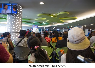 SINGAPORE, JULY 17, 2016: Waiting Area Of Star Cruise At Singapore Harbourfront