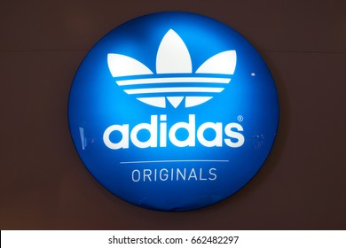 adidas originals logo blue