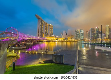 Singapore Landmark With Cityscape Picture