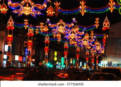 Singapore Little India Street Light Up