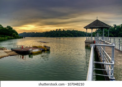 Singapore Macritchie Reservoir Sunset