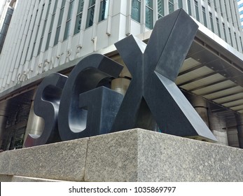 Singapore, Singapore Mar 1 2018: Singapore Stock Exchange SGX Building