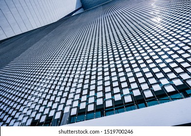 Singapore - May 10, 2014: Close Up From Marina Bay Sands Exterior Facade