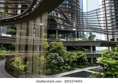 SINGAPORE, SINGAPORE - OCT 2021: Marina One Residence