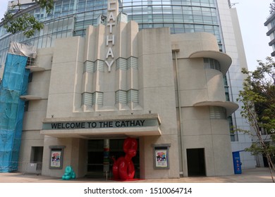 Singapore, Singapore - September 12 2019: Exterior Of The Historic Cathay Building On Bras Basah Road