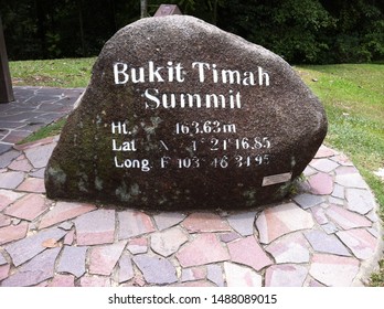 Singapore - September 25 2012: Bukit Timah Summit