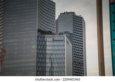 Singapore - September 4 2022: The MasterCard Asia Pacific Headquarters Office Tower