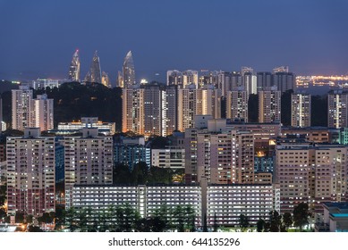 Singapore(Queenstown) At Night. 