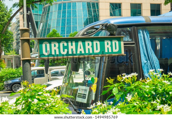 Singapore,September 2019;View at Orchard Road around\
with building ,shopping mall ,many tree and car on the road.\
Orchard road is the famous place in singapore city for shopping and\
sightseeing. \
\
