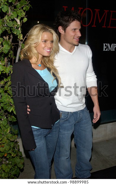 Singer Jessica Simpson Husband Nick Lachey Stock Photo Edit Now