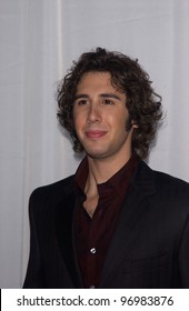 Singer JOSH GROBAN At The 16th Annual World Music Awards At The Thomas And Mack Centre, Las Vegas. September15, 2004