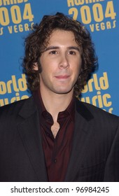 Singer JOSH GROBAN At The 16th Annual World Music Awards At The Thomas And Mack Centre, Las Vegas. September15, 2004