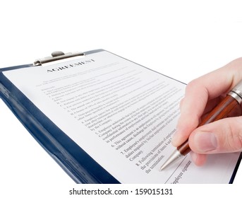 Singing Contract Agreement Stock Photo (Edit Now) 148507352