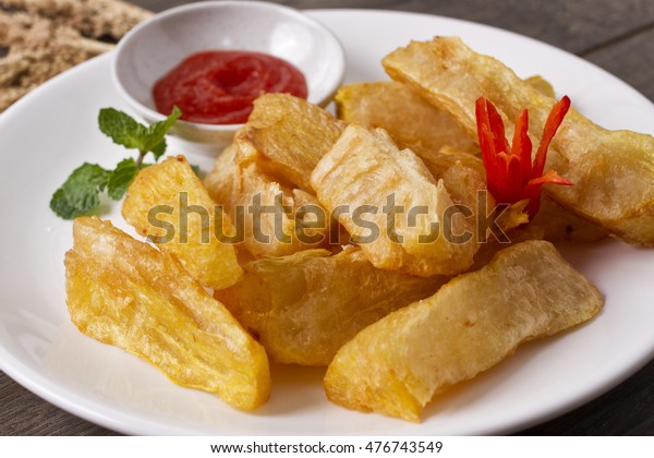 Photo FRIED cassava is BREAKFUL Mataram