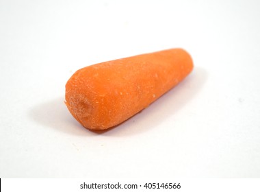 Single Baby Carrot, Isolated