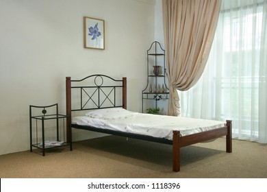 Old Rusty Iron Beds Dirty Room Old Rusty Iron Beds Dirty Room