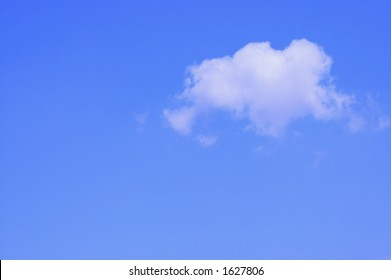 A single cloud