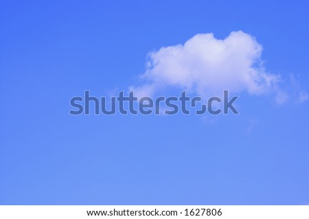 A single cloud