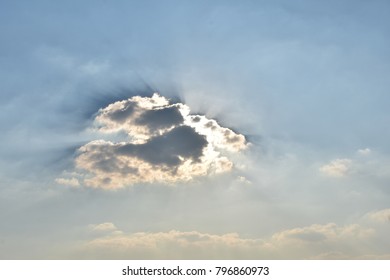single cloud blocks the sun